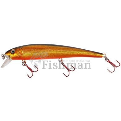 Fladen Warbird Minnow 130, orange, gold, black