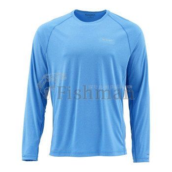 Simms SolarFlex Crewneck Solids Pacific Heather, 3XL
