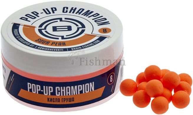 Brain Champion Pop-Up Sour Pear (груша), 10 мм., 34, плаваючий