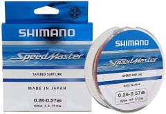 Shimano Speedmaster Tapered Surf Line 220 м, 0.26-0.57, 4.6 кг - 17.0 кг
