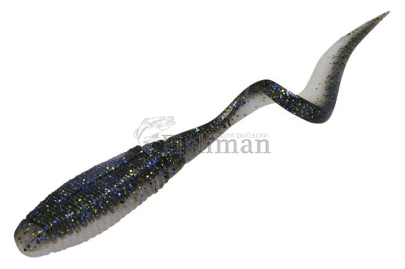 Jackall Rhythm Curly 5", Bluegill/Pearl White