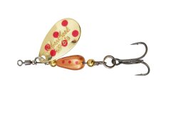 Daiwa Silver Creek Spinner 9g, Gold Dots