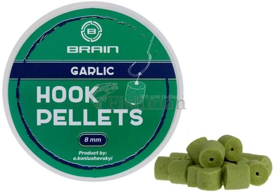 Brain Hook Pellets Garlic, 12, 70