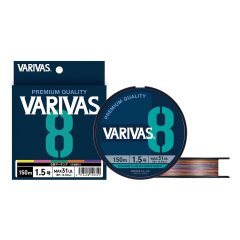 Varivas PE X8 Multi Color 150m, 0.128 мм.(#0.6), 5,90 кг(13 lb)