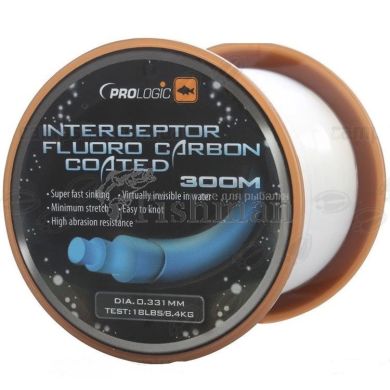 Prologic Interceptor Fluoro Carbon Coated 300m, 0.261 мм., 5 кг.