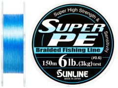 Sunline Super PE BlueBird, 0.128 мм.(#0.6), 2,72 кг.(6 lb)