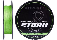 Brain Storm 8X lime, 0,06 мм, 3,62 кг.(8 lb)