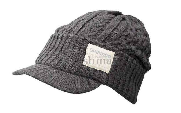 Shimano Knit Watch with brim Regular Size, charcoal