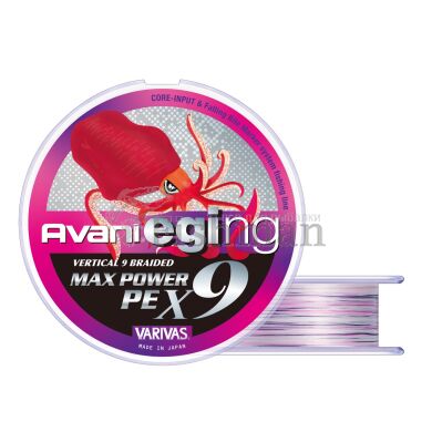 Varivas Eging Max Power PE X9 150m, 0.128 мм.(#0.6), 6.35 кг.(14.0 lb)