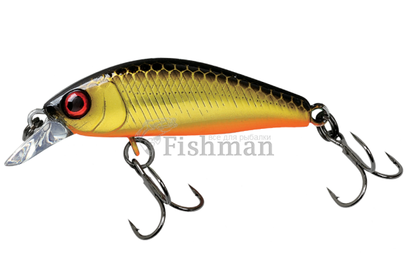 Jackall Chubby Minnow, HL Gold & Black
