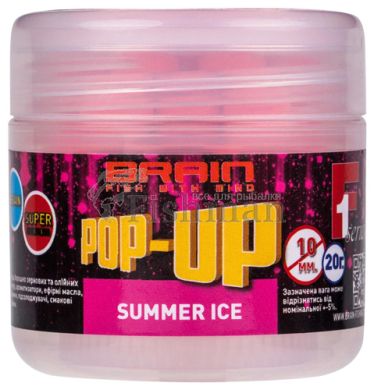 Brain Pop-Up F1 Summer Ice (свіжа малина), 10 мм., 20, плаваючий