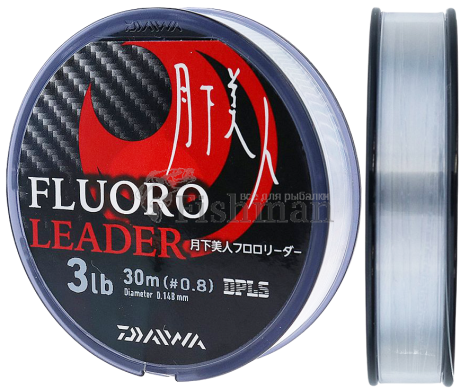 Daiwa Gekkabijin Fluoro Leader, 0.165 мм.(#1), 1.8 кг.(4 lb)