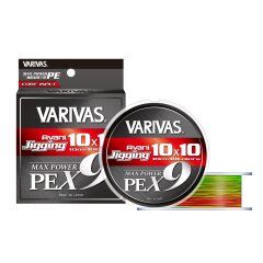 Varivas Avani Jigging Max Power X9 10*10 Multicolor 200m, 0.128 мм.(#0.6), 6.35 kg(14.0 lb)