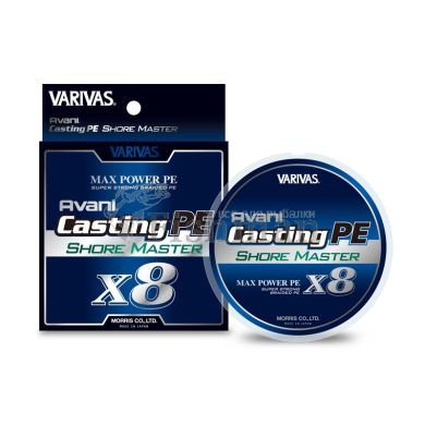 Varivas Casting Max X8 Shore Master 200M, 0.128 мм.(#0.6), 6.58 кг(14.5 lb)