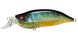 Megabass IXI Shad Type-R, Clear Hot Tiger