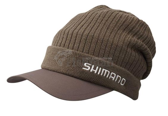 Shimano BREATHHYPER+? Knit Cap, Коричневий