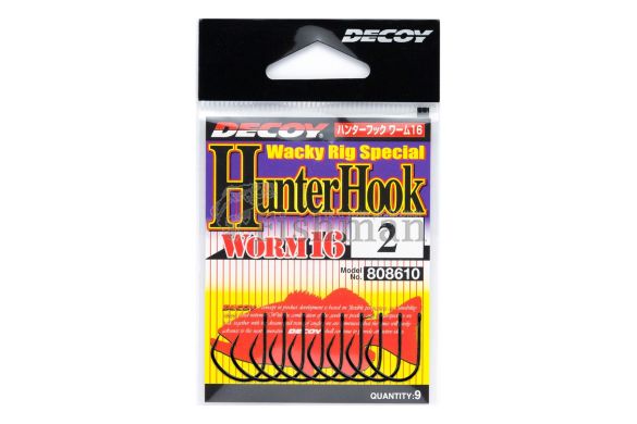 Decoy Worm 16 Hunter Hook, 9, 1/0